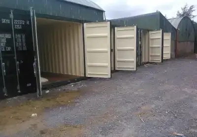 Shipping container insulation in farm