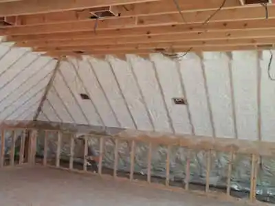 Spray Foam Insulation Installation for Attic